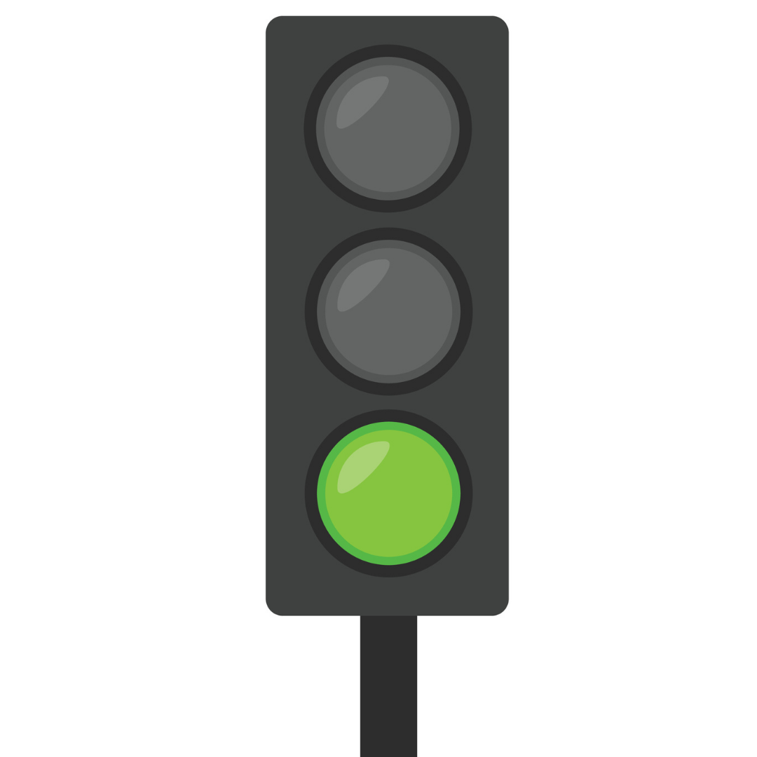green signal light